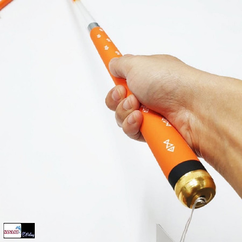 Cần câu tay câu đài Bạch Kinh Thiên cam 6H  tặng kèm ngọn phụ CD28  - Sanami Fishing