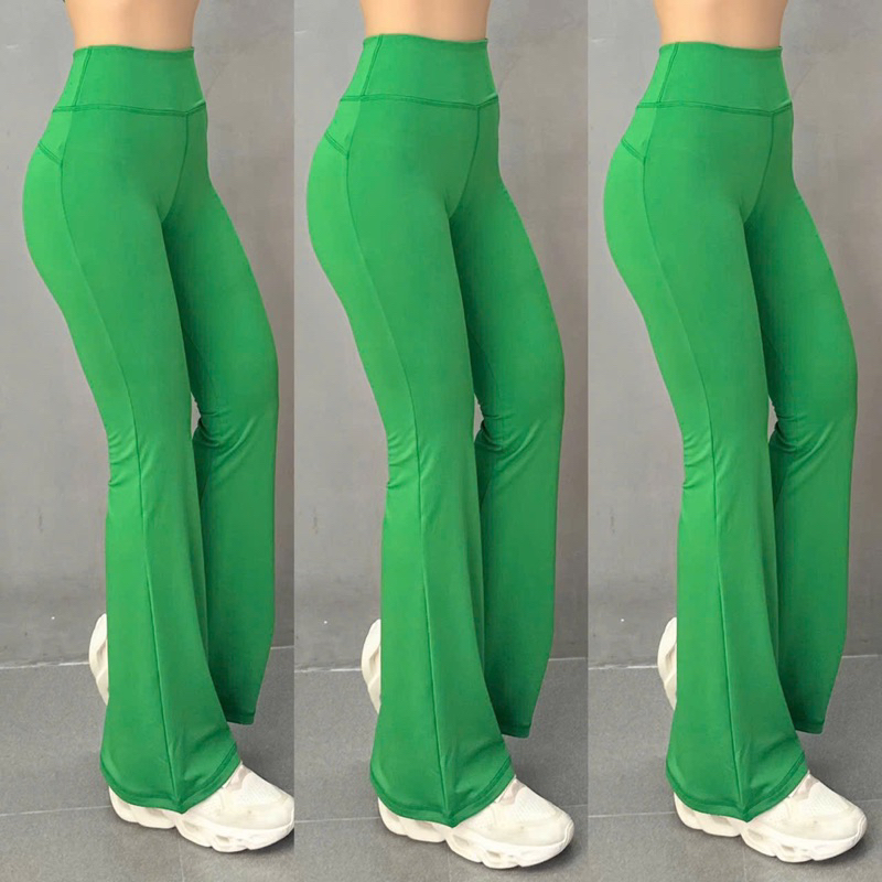 Quần Dài Thể Thao Nữ Ống Loe Tập Thể Thao Gym Yoga Đi Chơi Cao Cấp