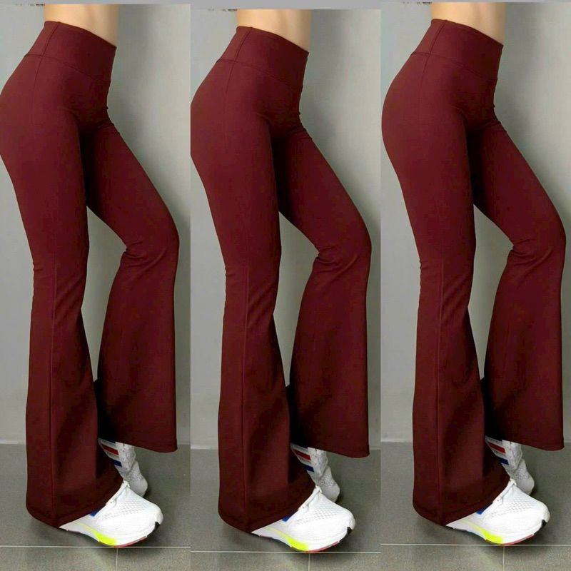 Quần Dài Thể Thao Nữ Ống Loe Tập Thể Thao Gym Yoga Đi Chơi Cao Cấp