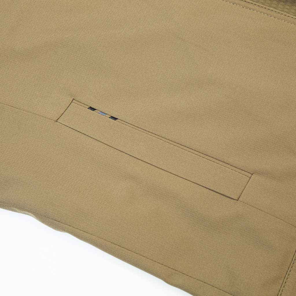 Áo khoác nam 2 lớp cổ trụ dáng suông Vĩnh Tiến chất liệu microfiber chống mưa gió 950 - K009