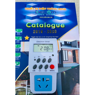 Timer hẹn giờ điện tử tắt bật tự động DECOM