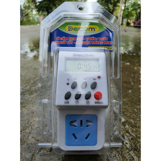 Timer hẹn giờ điện tử tắt bật tự động DECOM