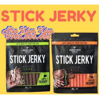 Thịt bò que/ thịt cừu que cho chó Snack Stick Jerky Bowwow 90gr / 500gr