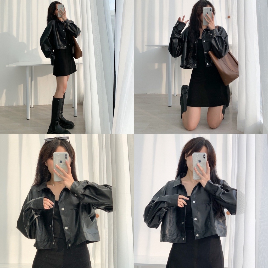 🔥có bán sỉ🍓ÁO KHOÁC DA DÁNG LỬNG🍓