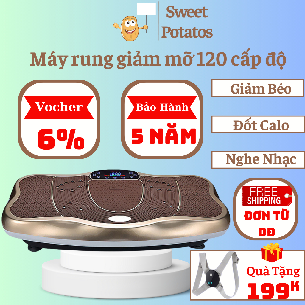 Máy Tập Thể Dục Tại Nhà ROWANTO K6 - Máy Rung Lắc Toàn Thân - Giảm cân hiệu quả tại nhà