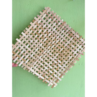Tấm tre đan trang trí decor