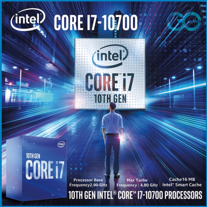 Bộ vi xử lý CPU Intel Core i7 10700 - Bảo hành 36 tháng - 1 Tháng Tray