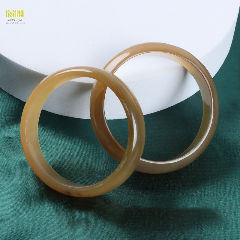 Vòng sừng đeo tay phong thủy bản trơn liền bản ky 5,5-7,5cm dày 0,6cm  phong thủy - tài lộc - bình an