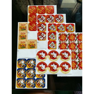 Tem Tết Decal dán chúc mừng năm mới 2024 - Sticker cán màng trang trí Happy New Year Sticker @gocdoquyen