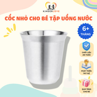 Cốc cho bé tập uống nước, cho bé từ 6 tháng tuổi giúp trẻ tập luyện các cơ miệng nhiều hơn | KINDERLOVE