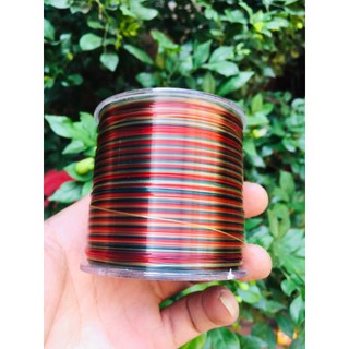 Cước câu cá đổi màu dây câu cá 100% Nylon Halt Flort 500M tải cá tốt dùng làm dây trục câu cá