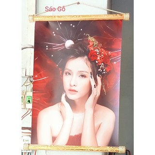 Khung nẹp gỗ treo tranh 50cm
