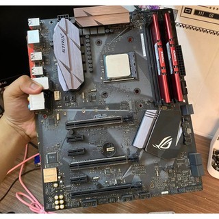 Bo mạch chủ asus strix b350f gaming cũ. mainboard asus rog strix b350-f gaming bóc máy