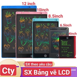 Chuyên SỈ/ Lẻ Bảng Vẽ Tự Xóa 3D KIDS Thông Minh Cho Bé Màn Hình LCD 8.5"-9"-10"-12"16 inch Đồ Họa Đẹp