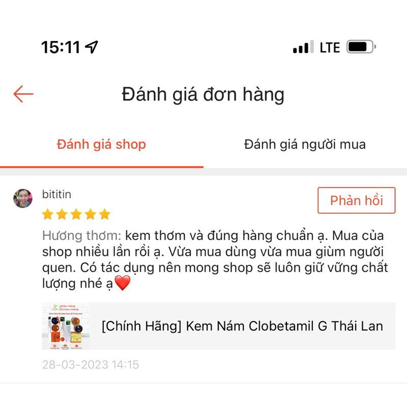 Kem Clobetamil G Thái Lan