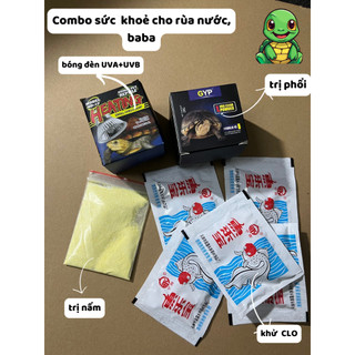 Combo mạnh khoẻ đầy đủ phụ kiện cho baba, rùa cảnh