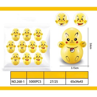 Đồ chơi, quà tặng 1k, lật đật, con xoay, khủng long lắp ghép