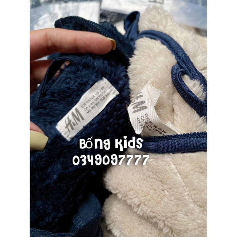 Áo Khoác Lông Cừu Bé Trai & Bé Gái Tag Da HaM