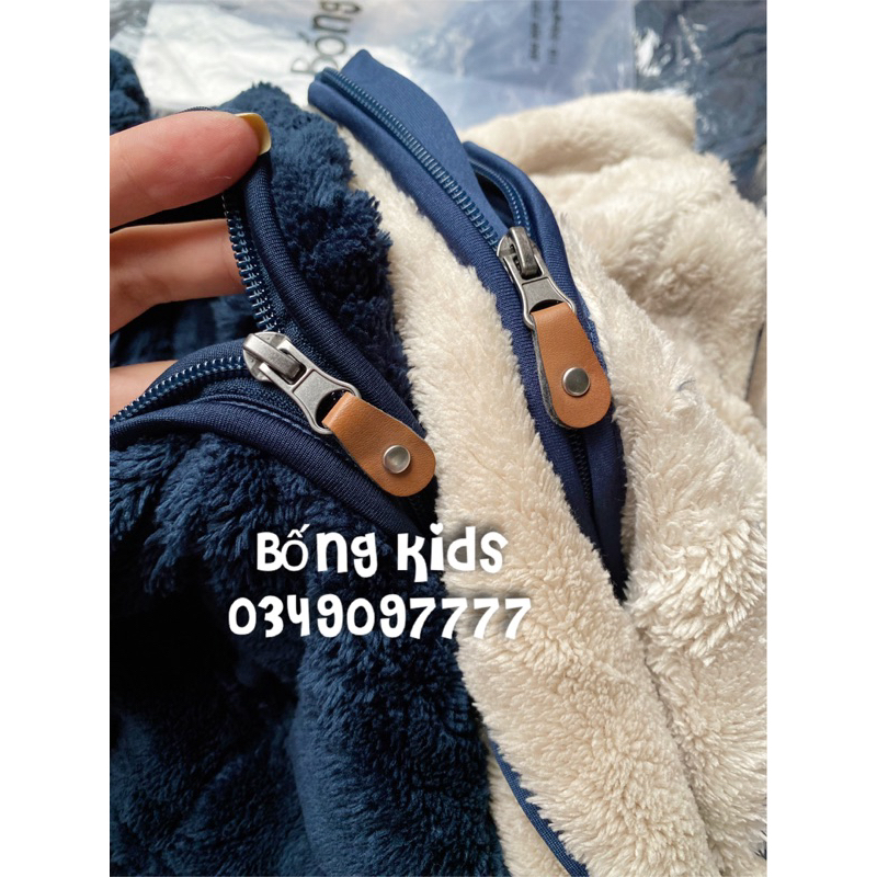 Áo Khoác Lông Cừu Bé Trai & Bé Gái Tag Da HaM