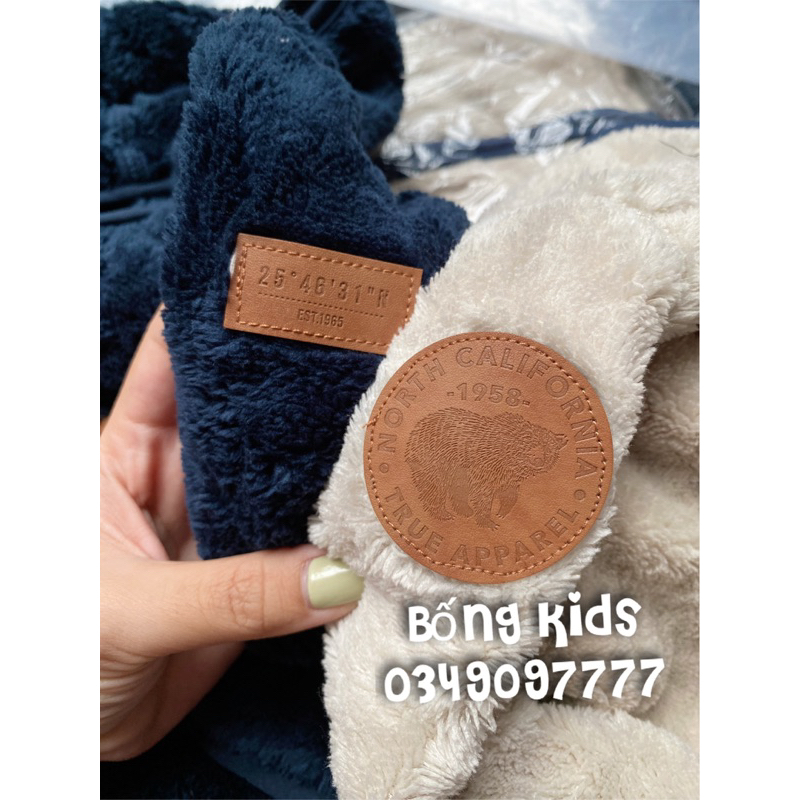 Áo Khoác Lông Cừu Bé Trai & Bé Gái Tag Da HaM