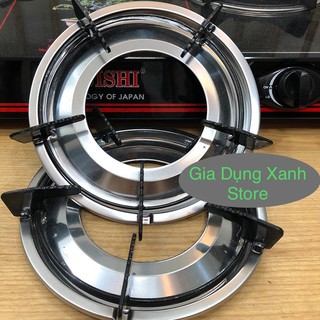 COMBO 2 Kiềng bếp gas 5 chân + 2 Khay mâm inox dùng cho các loai bếp dương kính, bếp đơn, bếp đôi