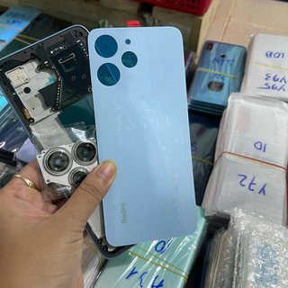 Bộ vỏ xiaomi Redmi 12 zin có kính cam có khe sim