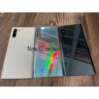 Kính lưng SS Note 10 zin bóc máy tặng keo