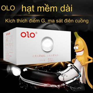 Bao Cao Su Siêu Mỏng OLO 0.01 Hạt Silicone - Siêu Kích Thích Điểm G