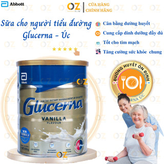 Sữa dành cho người tiểu đường Glucerna Úc Bổ sung dinh dưỡng, cân bằng đường huyết, tạo sức khỏe tim, tiêu hóa OZ Slim