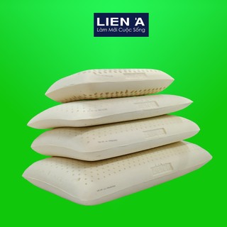 Gối cao su liên á oval - gối cao su thiên nhiên 100%- chính hãng
