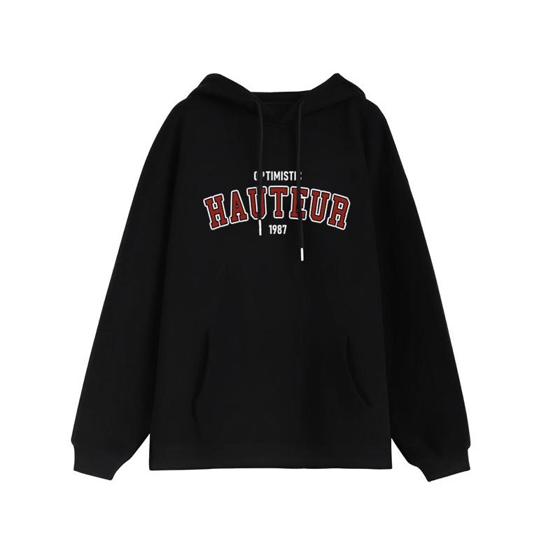 Áo Hooide Hauteur Unisex Nam Nữ,Áo Hoodie Nỉ Bông Mũ 2 Lớp Dày Dặn