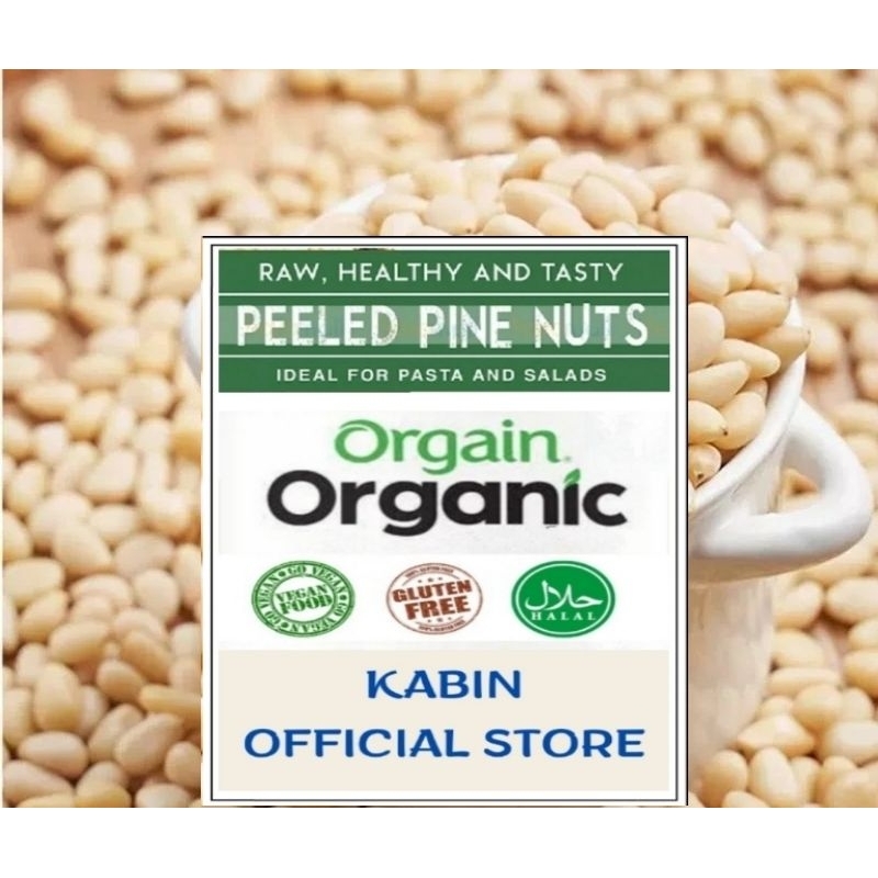 1KG Hạt Thông Hữu Cơ Organic Tách Vỏ Pine Nuts
