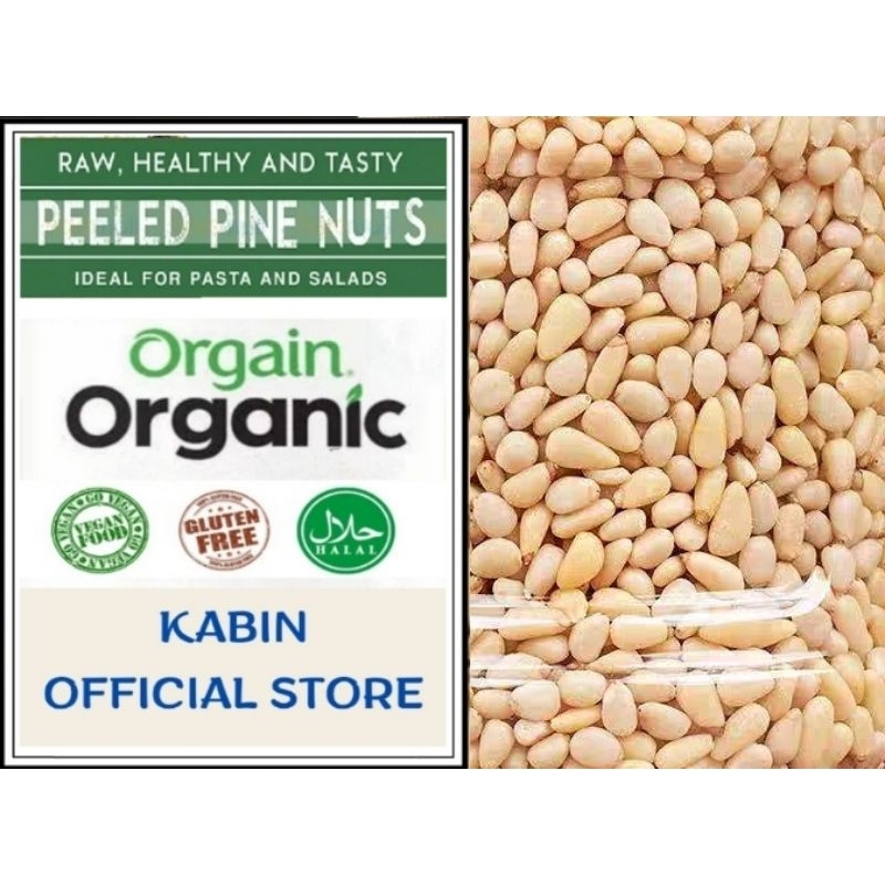 1KG Hạt Thông Hữu Cơ Organic Tách Vỏ Pine Nuts