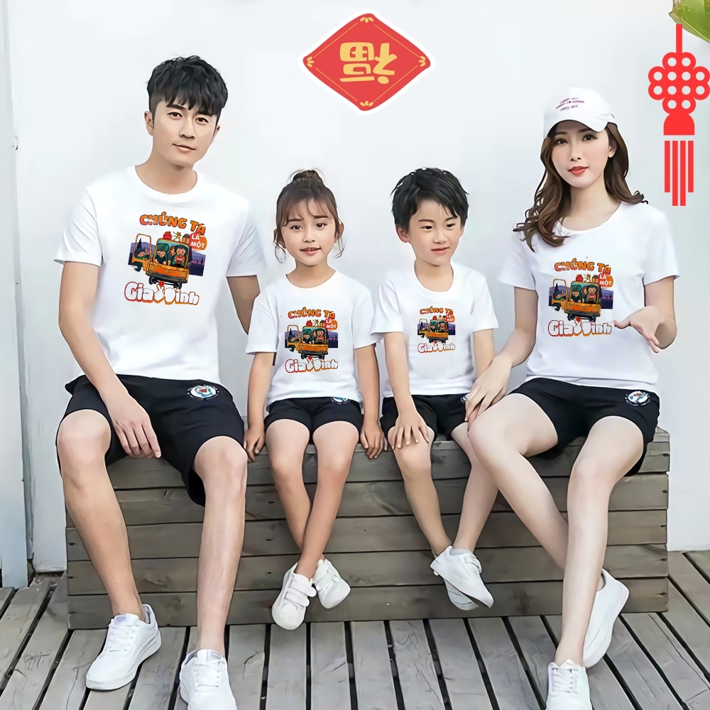 Áo thun gia đình đi cắm trại , đi du lịch cực kì xịn xò