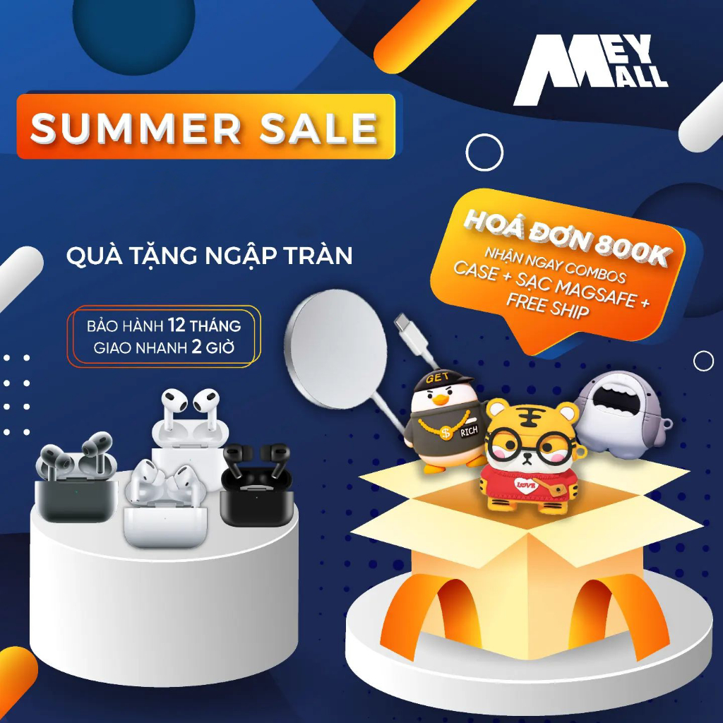 Tai nghe Pro2 ANC hàng xáchtay Nhật cao cấp chống ồn chủ động cho mọi dòng máy - Tặng ốp cute - Bảo hành 1 năm - MeyMall