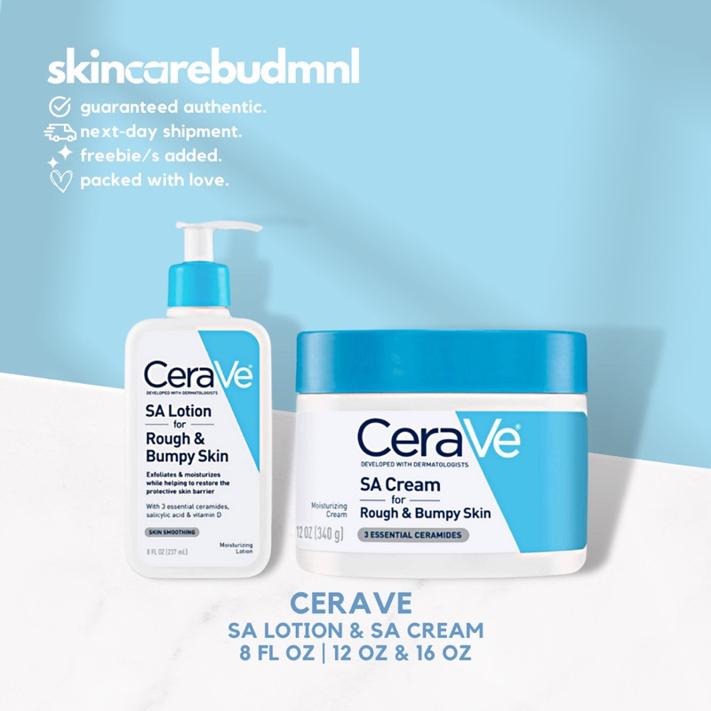 Kem dưỡng dành cho da thô sần Cerave SA Cream for Rough & Bumpy Skin