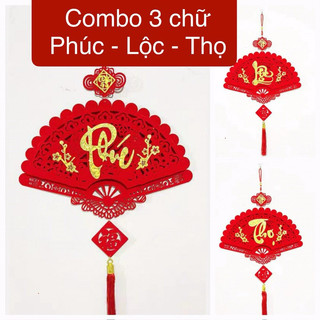 Khánh quạt treo trang trí ngày tết may mắn - phong thủy - bình an