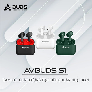 Tai Nghe TWS Avbuds S1 Thời Lượng Pin 48H, Gaming Mode, Chống Ồn, ACC Codec, Bluetooth 5.2, IPX4 Chính Hãng(BH 12 tháng)