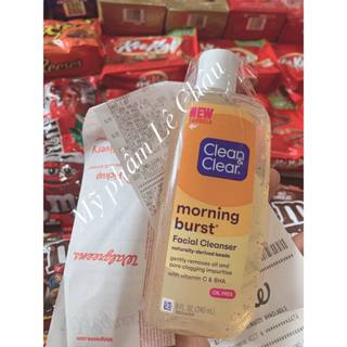 ( Mẫu mới ko vòi) Sữa rửa mặt sáng da Clean & Clear Morning Burst ® Facial Cleanser 240ml