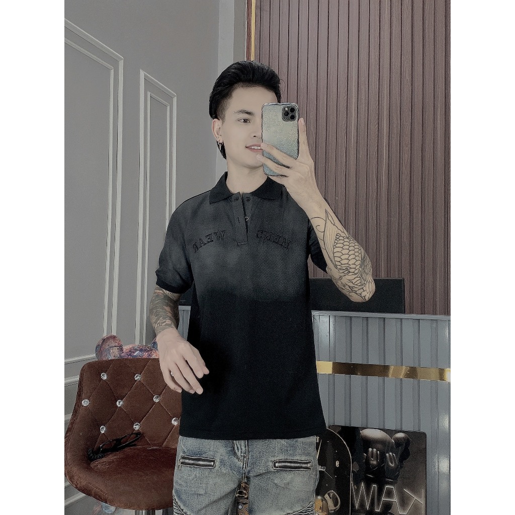 Áo thun nam POLO MENSWEAR có cổ tay ngắn vải cotton co giãn dày đẹp,form chuẩn,thoáng mát,sang trọng-AHFASHION