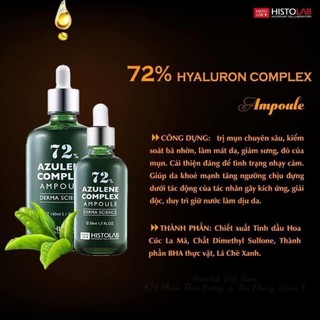 TINH CHẤT  AZULENE COMPLEX AMPOULE 72%