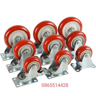 Bánh xe đẩy đỏ