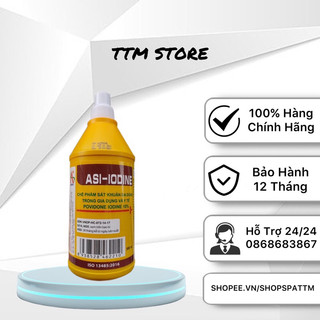 Dung dịch cồn vàng/ cồn đỏ povidone iodine 10% sát khuẩn chai 500ml