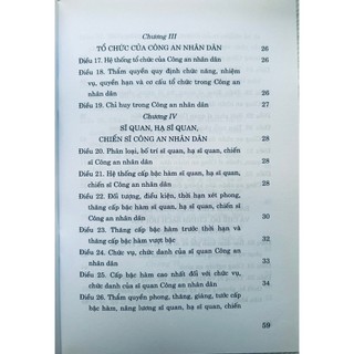 Sách - Luật Công An Nhân Dân (Hiện Hành)