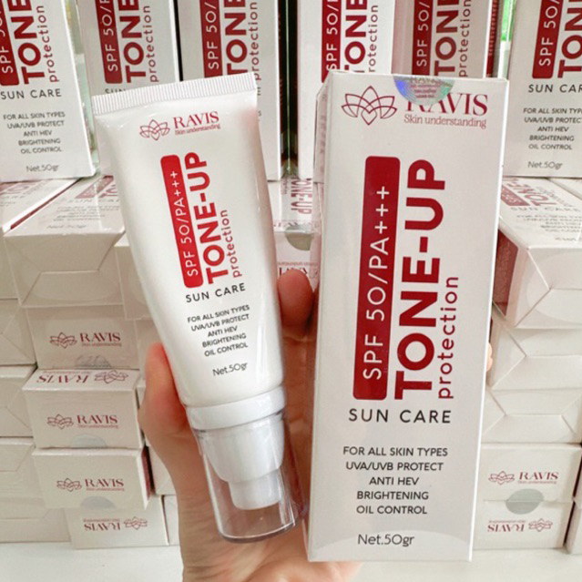 Kem Chống Nắng Ravis Mẫu Mới ( SPF 50+ )
