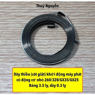 Dây thiều khởi động máy phát cỏ động cơ nhỏ và lớn