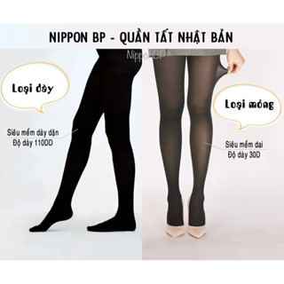  Quần tất đen nữ giữ nhiệt Mỏng - Dày 30D-110D-160D size M-L xuất Nhật 