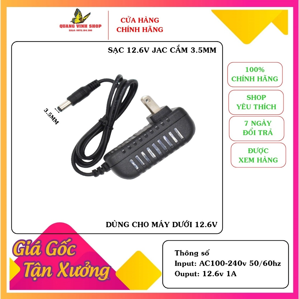 Cục sạc cho máy mài móng tích điện EN101, STE101, US801...jac cắm 3.5mm (đọc kĩ mô tả)