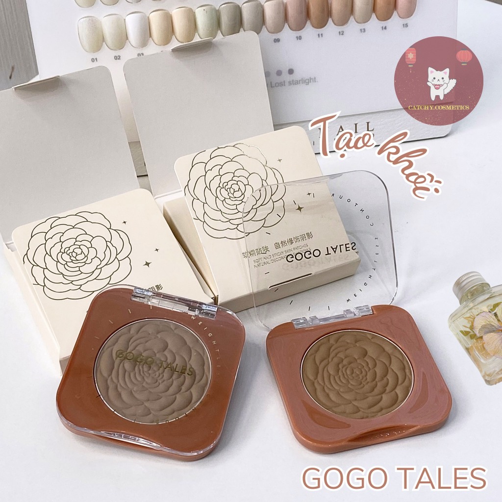 Phấn tạo khối 3D GOGO TALES Hoa mười giờ, hỗ trợ tạo khối tự nhiên, Weightless Contour (GT606)