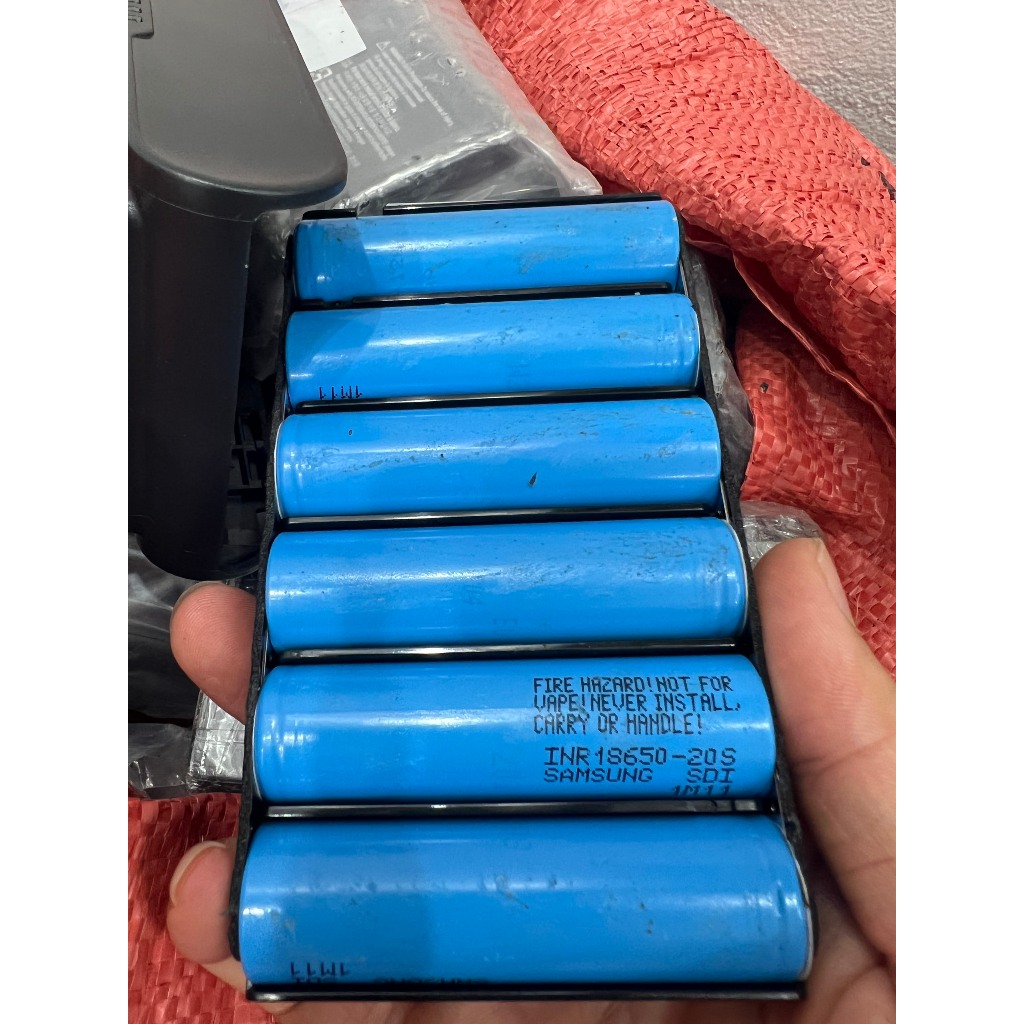 Pin Samsung 20S tháo khối , 2000mAh - xả 30A , mã INR18650-20S, chuyên pin máy công cụ xả cao